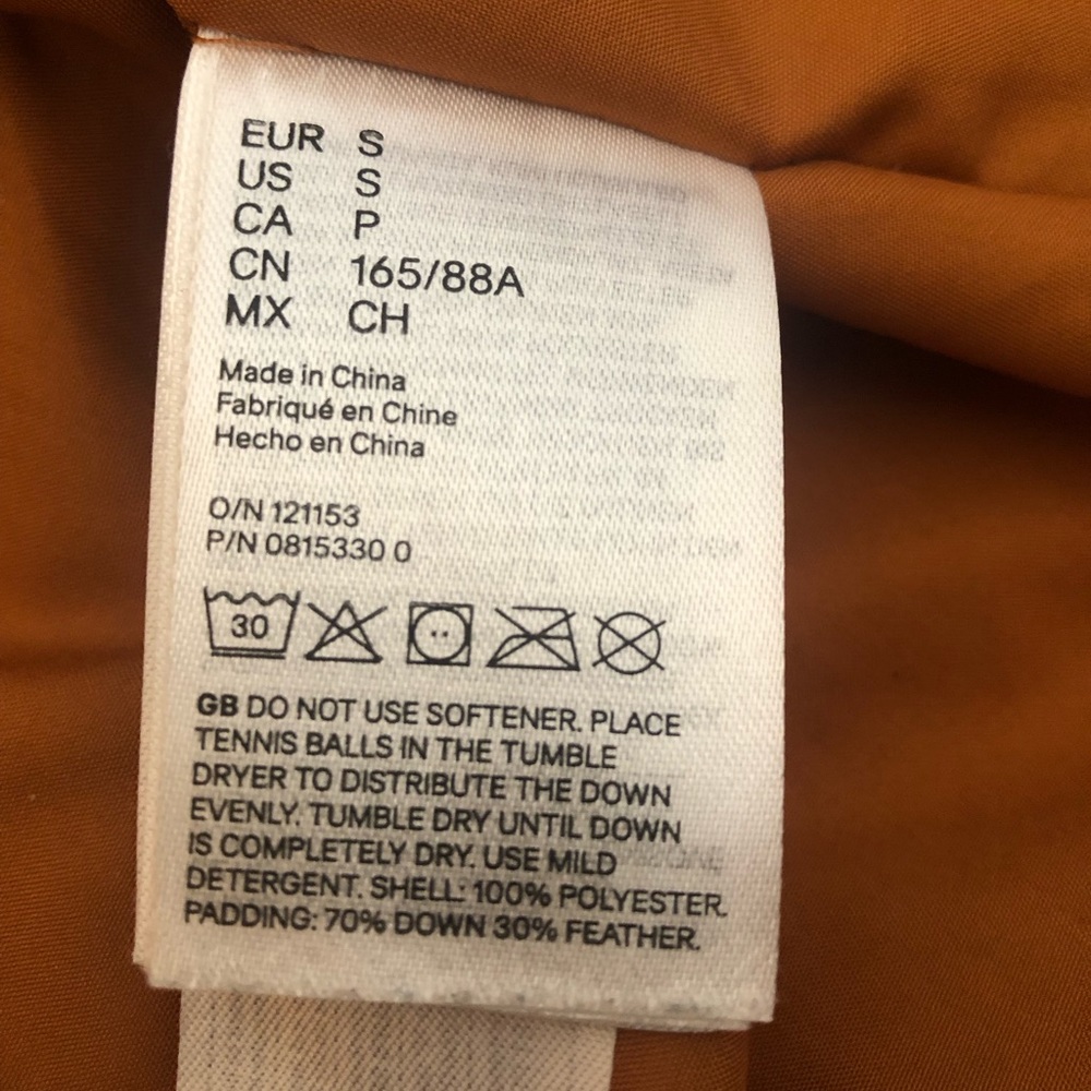 Oversized down puffer coat jacket - Picture 4 of 4